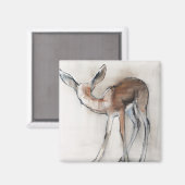 Aimant Gazelle Fawn (Recto/Verso)