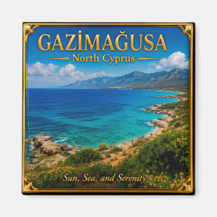 Aimant Gazimağusa Nord de Chypre Voyage Mémoire