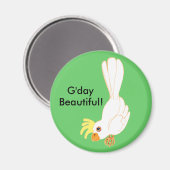 Aimant G'day Beau Aussie Galah oiseau (Recto/Verso)