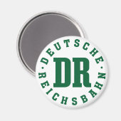 Aimant GDR / DDR Railway - Deutsche Reichsbahn Sign (Recto/Verso)
