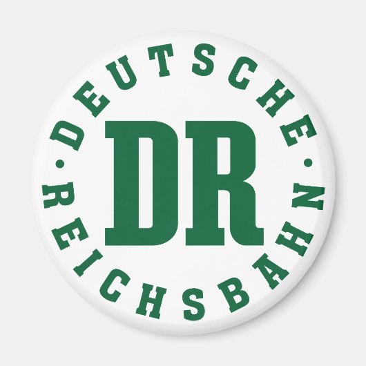 Aimant GDR / DDR Railway - Deutsche Reichsbahn Sign (Devant)