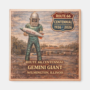 Aimant Géant Gemini Route 66 Icône de réfrigérateur