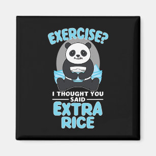 Aimant Géant Panda Funny Gymnase Entraînement Sayings Ali