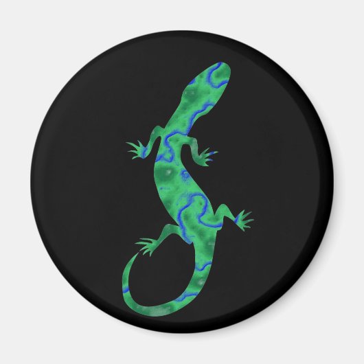 Aimant Gecko vert (Devant)