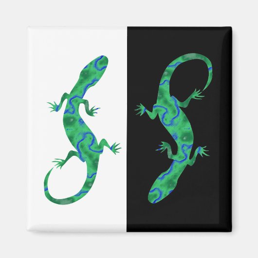 Aimant Gecko Vert (Devant)