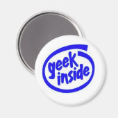 Aimant geek à l'intérieur (Recto/Verso)