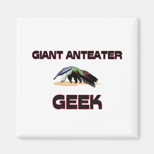 Aimant Geek Anteater géant (Devant)