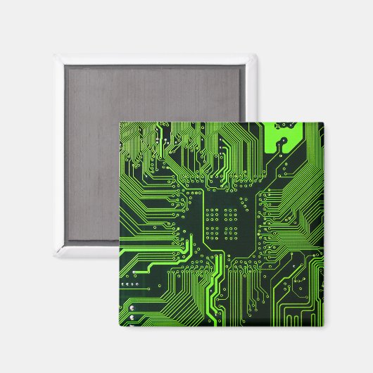 Aimant Geek de la carte de circuit électronique Nerd PCB (Recto/Verso)