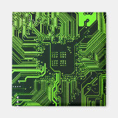 Aimant Geek de la carte de circuit électronique Nerd PCB (Devant)