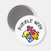 Aimant Geek de puzzle (Recto/Verso)
