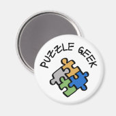 Aimant Geek de puzzle (Recto/Verso)