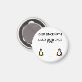 Aimant Geek depuis la naissance. Utilisateur Linux depuis (Recto/Verso)