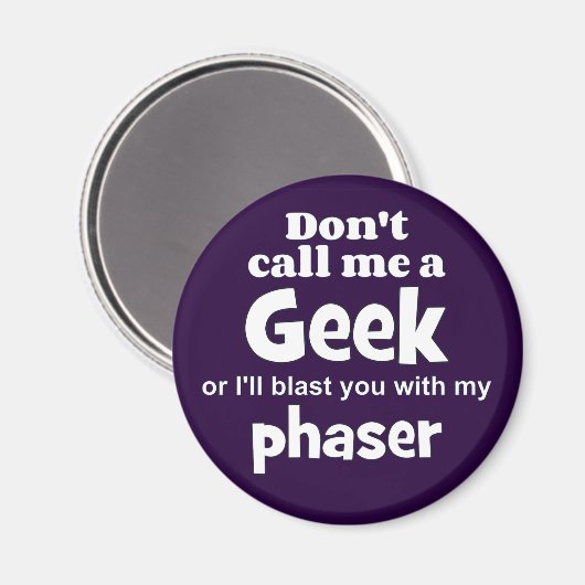 Aimant Geek phaser wf (Recto/Verso)