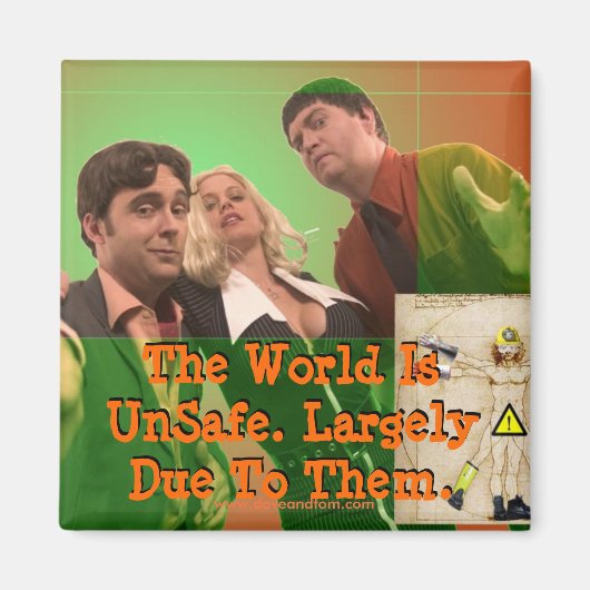 Aimant Geeks de sécurité : Vaisseau SVI (Devant)