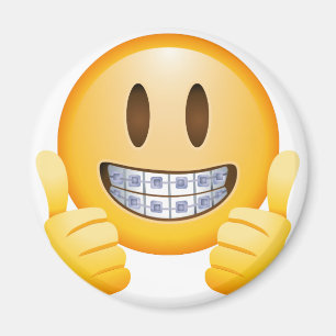 Aimant Geeky Braces Emoji
