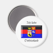 Aimant Gem Drapeau Ostfriesland (Recto/Verso)