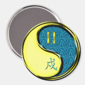 Aimant Gémeaux & Chien d'Eau (Recto/Verso)