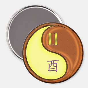 Aimant Gémeaux & Coq de Bois