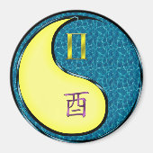 Aimant Gémeaux & Coq d'Eau (Devant)