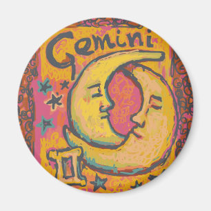 Aimant Gémeaux, produits personnalisables d'astrologie