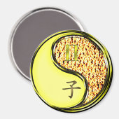 Aimant Gémeaux & Rat de feu (Recto/Verso)