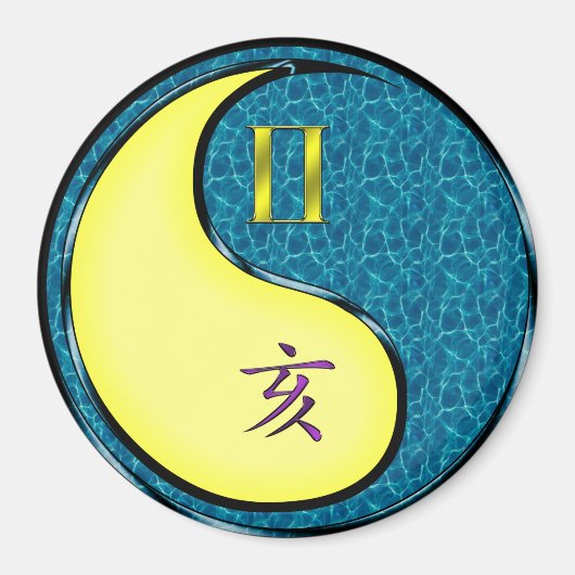 Aimant Gémeaux & Sanglier d'eau (Devant)