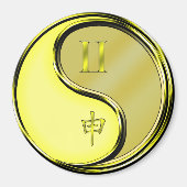 Aimant Gémeaux & Singe de métal (Devant)