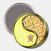 Aimant Gémeaux & Tigre de Feu (Recto/Verso)