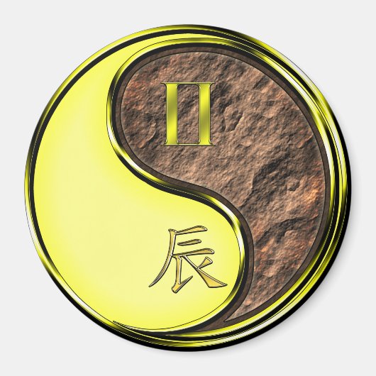 Aimant Gemini & Earth Dragon (Devant)