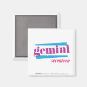 Aimant Gemini violet (Recto/Verso)
