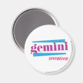 Aimant Gemini violet (Recto/Verso)