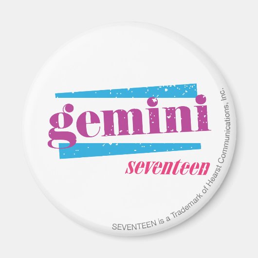 Aimant Gemini violet (Devant)