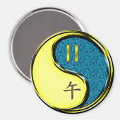 Aimant Gemini & Water Horse (Recto/Verso)