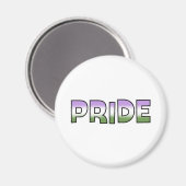 Aimant Genderqueer Pride (Recto/Verso)