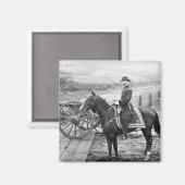 Aimant Général Sherman à Atlanta, 1864 (Recto/Verso)