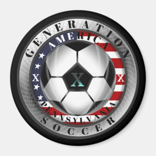 Aimant Génération X American Soccer