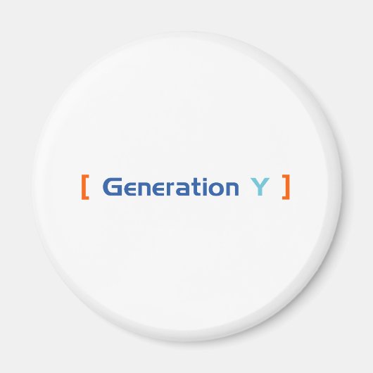 Aimant Génération Y (Devant)