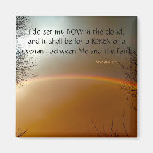 Genèse Photo de l'arc-en-ciel de verset biblique C