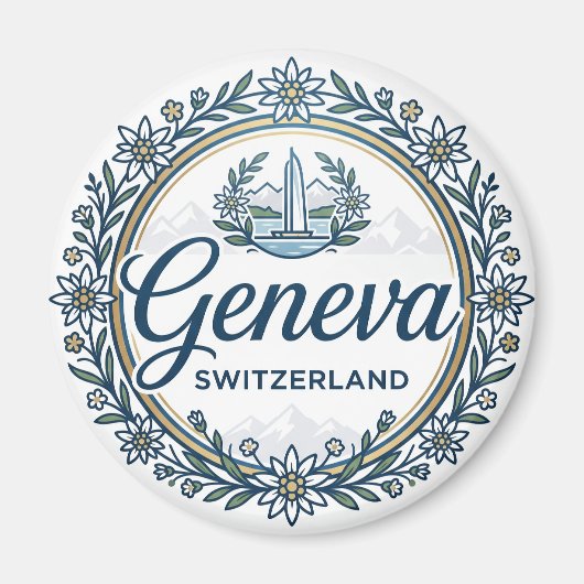 Aimant Genève Suisse (Devant)
