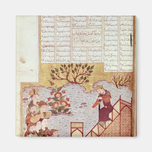 Aimant Genghis Khan s'adresse à une congrégation (Devant)