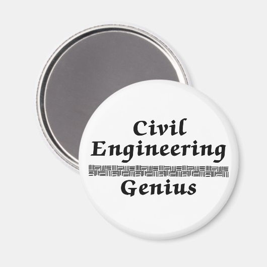 Aimant Génie civil (Recto/Verso)