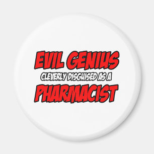 Aimant Génie du mal...Pharmacien