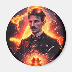 Aimant Génie électrique : oeuvre magnétique Nikola Tesla