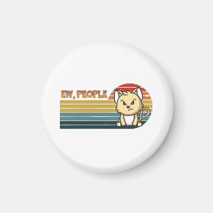 Aimant Gens de chats drôles mignons en colère