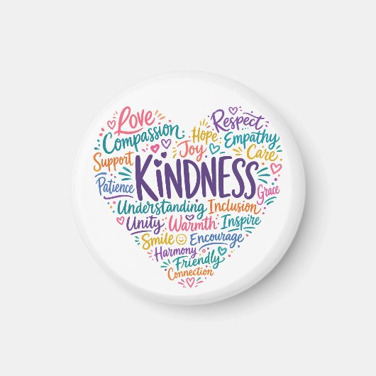 Aimant Gentillesse compassion empathie et respect (Devant)