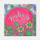 Aimant Gentillesse Rose Floral Inspiration Plutôt Belle Ê (Devant)