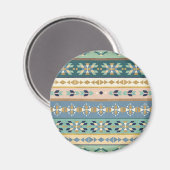 Aimant Geo Step extérieur | Motif indien (Recto/Verso)