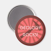 Aimant géologie rocks! Insigne marteau (Recto/Verso)