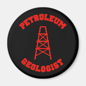 Aimant Géologue pétrolier (Devant)