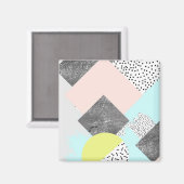 Aimant Geometric Abstract Scandi (Recto/Verso)